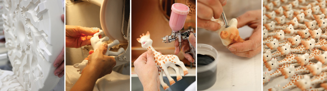 Sophie la girafe fabrication